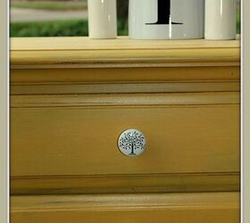 simple and elegant yellow dresser makeover paintedfurniture, painted furniture, The simple and elegant yellow dresser