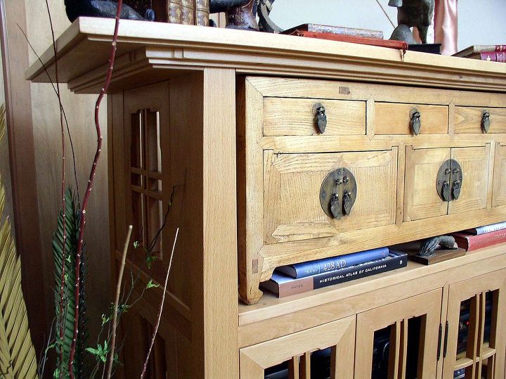 a media cabinet for an arts and crafts style living room, diy, doors, fireplaces mantels, home decor, kitchen cabinets, organizing, painted furniture, woodworking projects, Beech Cabinet with Craftsman Detail