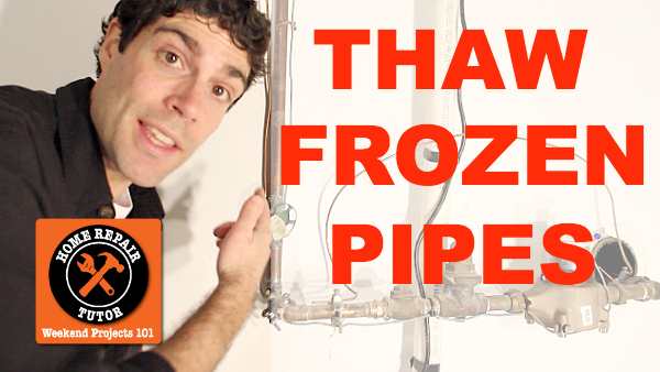 thaw and prevent frozen pipes, home maintenance repairs, how to, plumbing, Learn how to thaw and prevent frozen water pipes