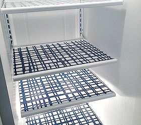 2 diy fridge mats from vinyl placemats, crafts