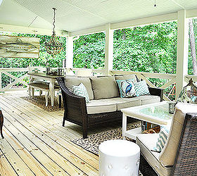 southern porch before amp after, decks, electrical, home decor, outdoor living, porches