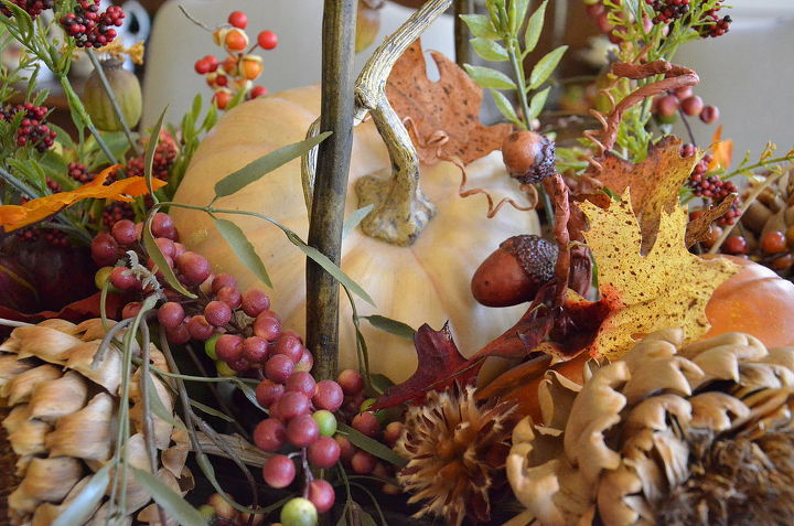 a fall tablescape pottery barn inspired, seasonal holiday decor