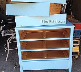 repurpose a dresser, diy, painted furniture, repurposing upcycling, Without drawers