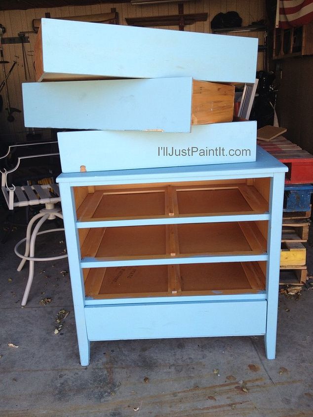 repurpose a dresser, diy, painted furniture, repurposing upcycling, Without drawers