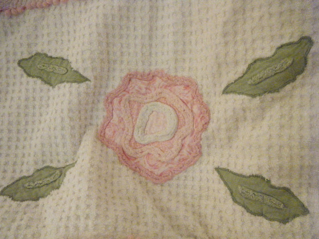 from baby quilt to big girl comforter, crafts, I made my own chenille