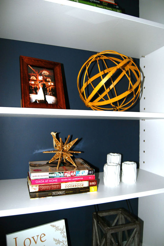 styled built ins, home decor, storage ideas