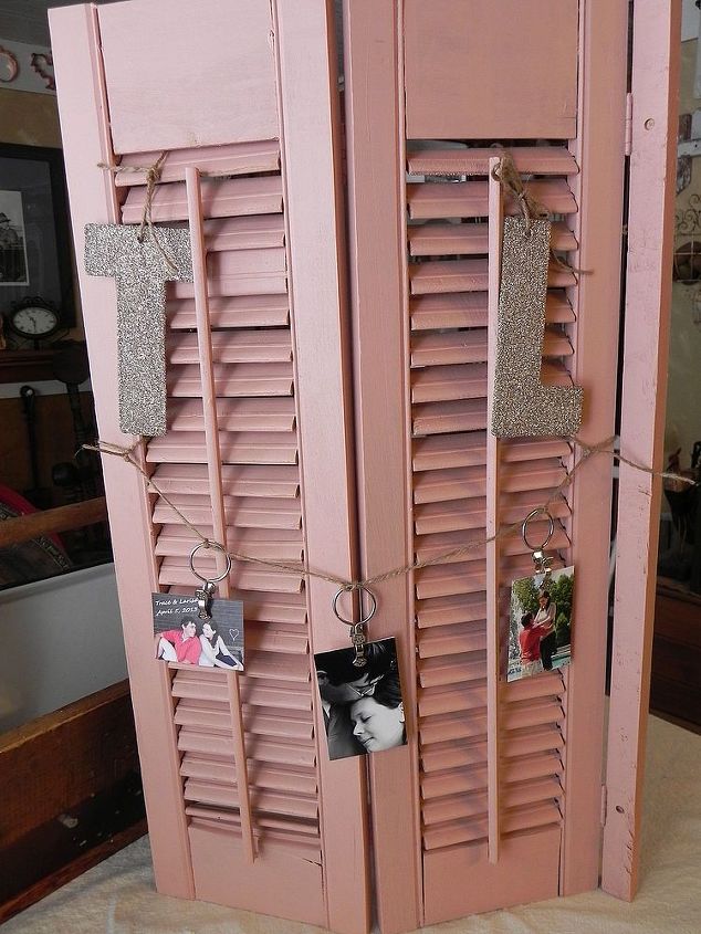 diy vintage decor, home decor, Shutters for backdrops will have many possible uses over windows or on the wall Perhaps even lining the back of a curio or hutch