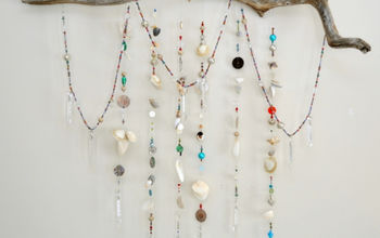 Driftwood and Seashell Wallhanging