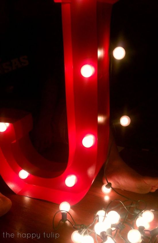 diy marquee letters, home decor