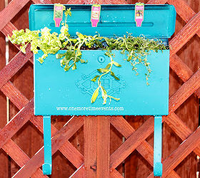 planting a herb garden in a mailbox, gardening, Herb garden in Mailbox