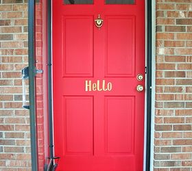 a front door hello, doors