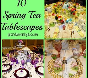 10 diseños de mesa para el té de primavera