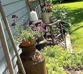 top flower junk garden posts 2012, container gardening, flowers, gardening, repurposing upcycling, succulents, In The Junk Garden Queen I share my side yard plantings and junk