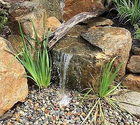 pondless waterfall renovation in northern new jersey, landscape, outdoor living, ponds water features, After Last Fall of Pondless Waterfall in Long Valley NJ This rock is positioned where the far end of the blade is on the machine in the Before Picture