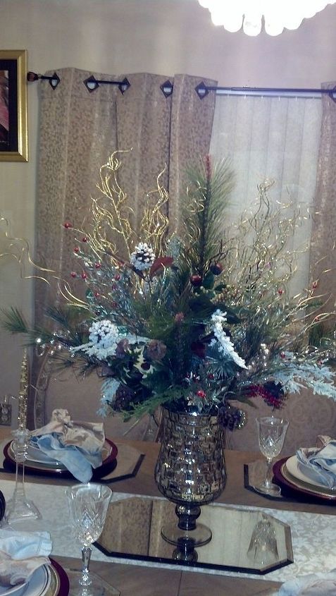 christmas centerpiece, christmas decorations, seasonal holiday decor