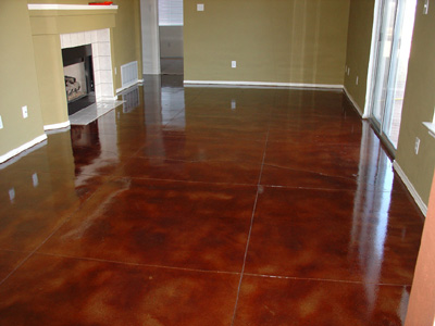 floor tile cleaning, home maintenance repairs, tile flooring, Concrete Acid Staining 4