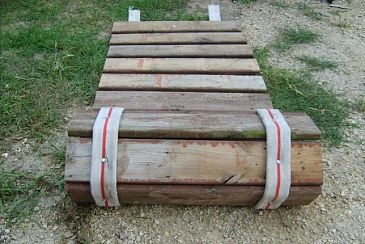 looking for the diy how to for the roll up sidewalk made from palletts, This is posted on Pinterest with your site link to it