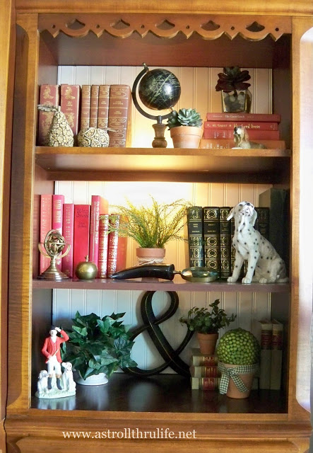 adding to the bookcase, home decor, shelving ideas, I think letters and symbols add so much to a vignette