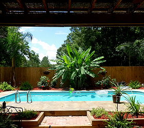 recycled inground pool paradise, diy, outdoor living, pool designs