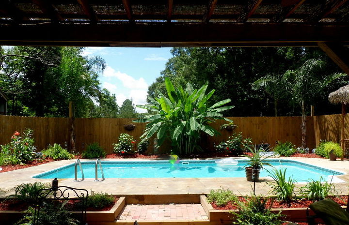recycled inground pool paradise, diy, outdoor living, pool designs
