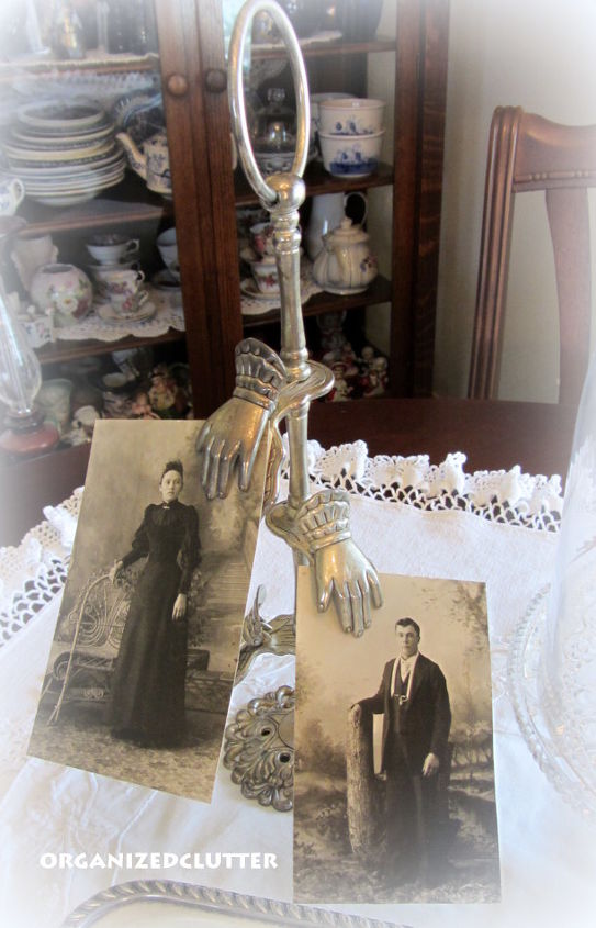 top ten vintage thrifty finds of 2012, repurposing upcycling, This Godinger silverplate hand clip stand was 8 and is perfect for displaying cards and photos