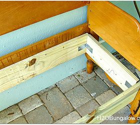 simple diy headboard bench tutorial i only made 4 cuts on wood, diy, how to, painted furniture, repurposing upcycling, woodworking projects