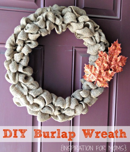 easy burlap wreath tutorial, crafts, wreaths