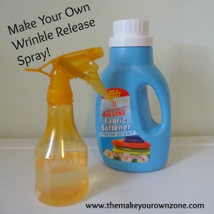 homemade wrinkle release spray, cleaning tips, You can create your own wrinkle release spray by combining water with a bit of fabric softener in a spray bottle