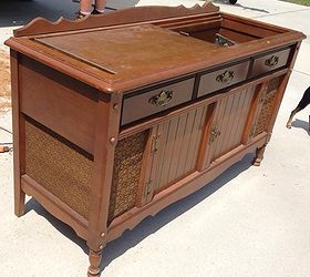 New Life To An Old Record Player Stereo Cabinet Hometalk
