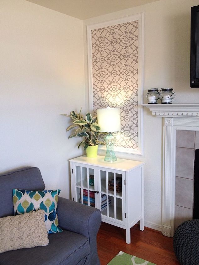 living room makeover, home decor, living room ideas, Wall treatment