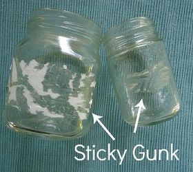 how to make homemade goo gone, cleaning tips, crafts, BEFORE these labels were not coming off easily