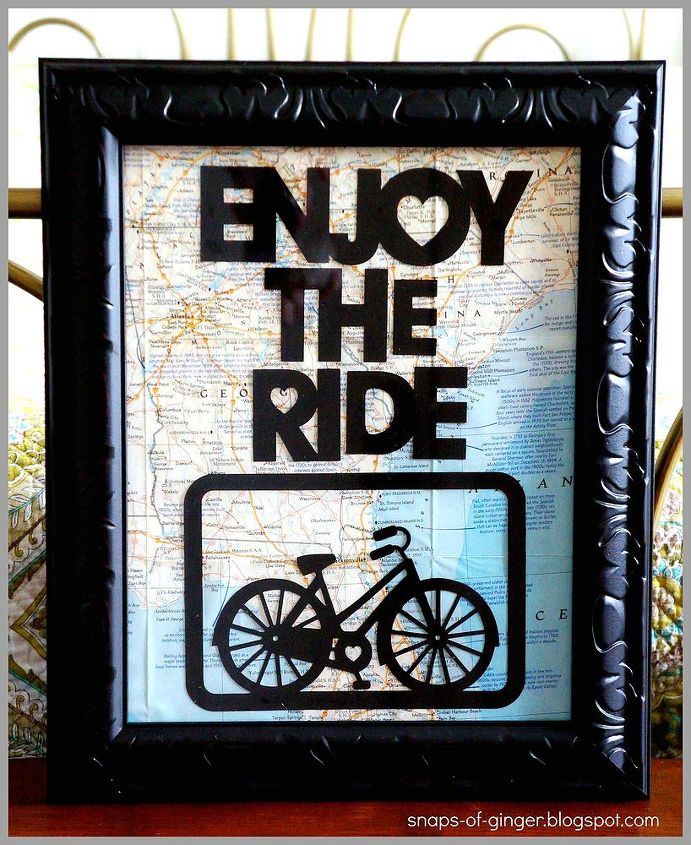 arte del mapa de enjoy the ride