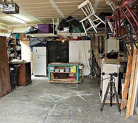 organize your garage using reclaimed and upcycled items, garages, organizing, repurposing upcycling, Now I can even get my car in the garage