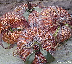 fall pumpkins from dryer vents, repurposing upcycling, seasonal holiday d cor