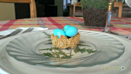easy easter table setting decoration, easter decorations, seasonal holiday d cor, Edible decoration for a table setting