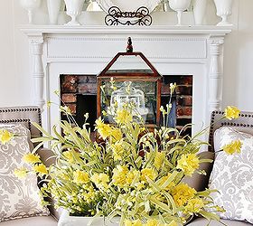 gray and yellow living room, home decor, living room ideas