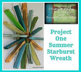 starburst wreath, crafts, outdoor living, woodworking projects, wreaths