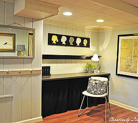 office nook reveal, craft rooms, home decor, home office