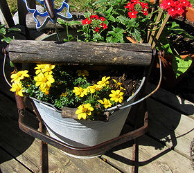 two easy re purposed outdoor plant pick projects, flowers, gardening, outdoor living, repurposing upcycling