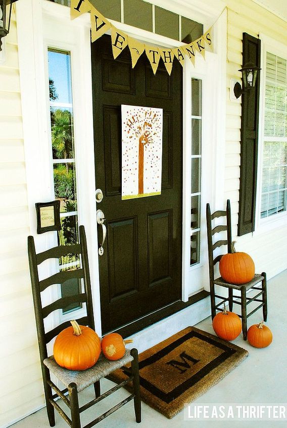 fall doors, curb appeal, outdoor living, seasonal holiday decor
