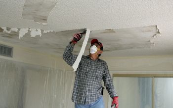 REMOVING A TEXTURED CEILING