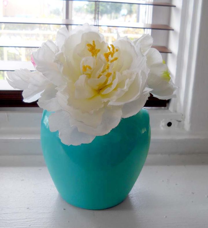 how to turn a plain jar into a beautiful vase, crafts, after