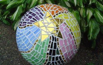 Bowling Ball Mosaic Art