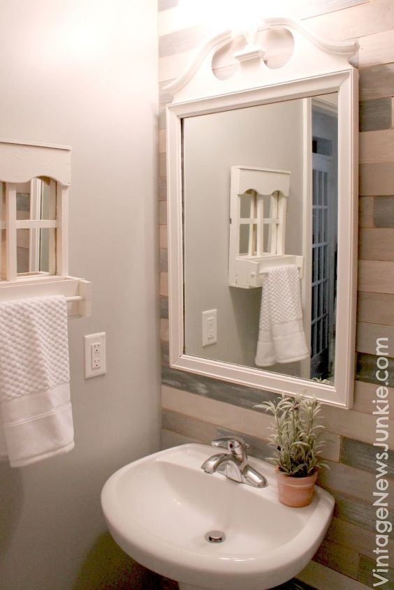 upcycle an old vintage dresser mirror for your wall, painted furniture, repurposing upcycling