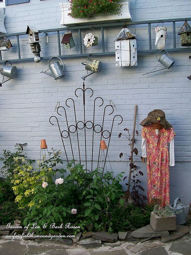 2012 personal favorites our fairfield home amp garden posts, crafts, gardening, repurposing upcycling, Old ladder used to make a garden display