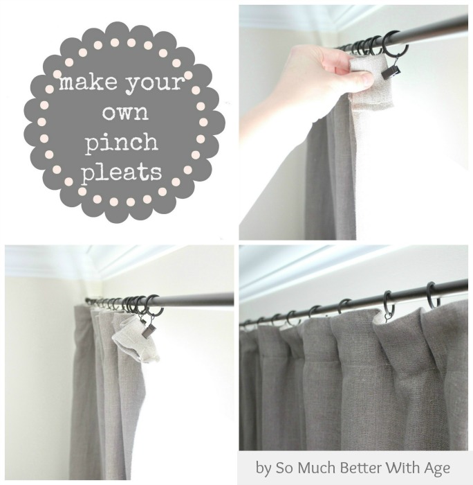 how to make blackout curtains 8 step tutorial, crafts, reupholster, window treatments, Make your own pinch pleats