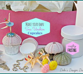 fun craft project how to make sea urchin cupcakes, seasonal holiday d cor