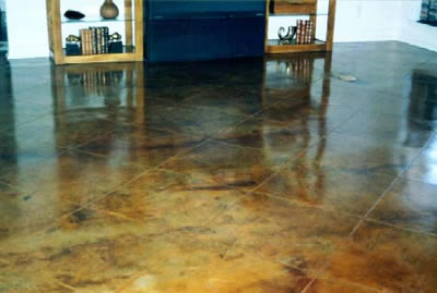 floor tile cleaning, home maintenance repairs, tile flooring, Concrete Acid Staining 7