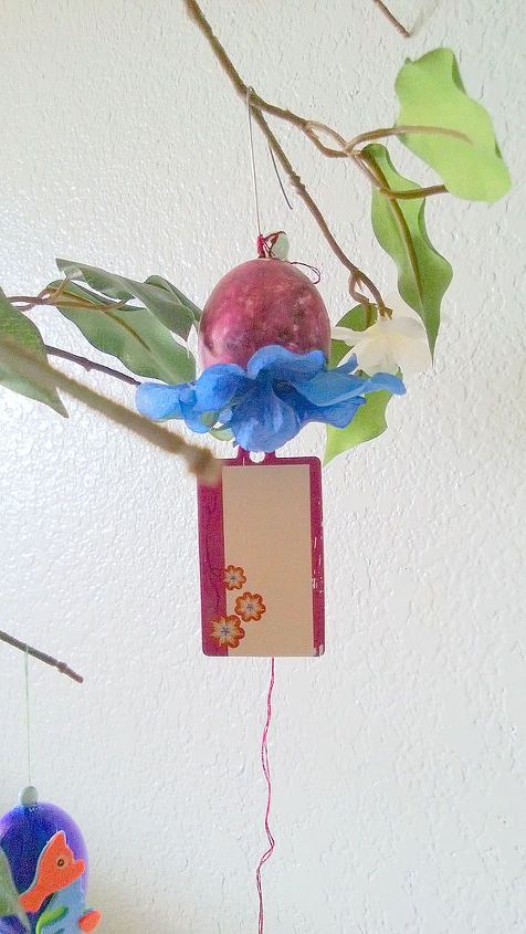 the easter egg tree, crafts, easter decorations, seasonal holiday decor, A new one I made this year