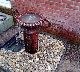 new water feature urn, outdoor living, ponds water features, The feature before the plant material is added